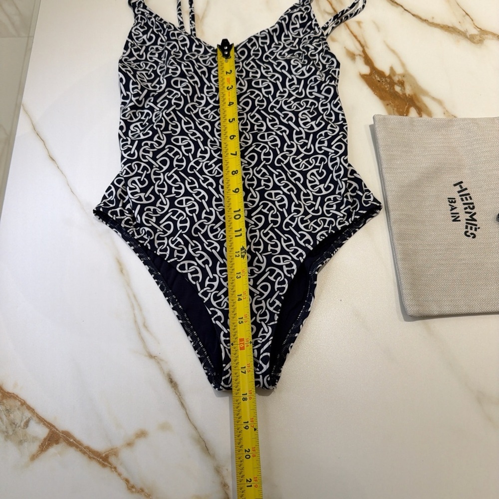Hermes Swim One Piece in blue and White - Picture 8 of 11